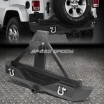 For 07-17 Wrangler Jk Black Rock Crawler Rear Bumper Tire Carrier+hitch+d-ring. Fixed Price $657.80.