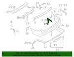 Ford Oem 2018-2021 Expedition Bumper Bracket Right Rear JL1Z17D942A New In Pkg. Fixed Price $36.76.