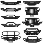 Steel Front Bumper Assembly W/ Led Light Fit 18-26 Jeep Wrangler Jl Gladiator Jt. Fixed Price $259.60.