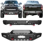 Vijay For 2021-2024 Ram Trx Steel Front Bumper Rear With Square Lights. Fixed Price $429.00.
