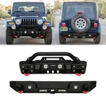 Vijay For 1997-2006 Jeep Wrangler Tj Steel Front/rear Bumper W/winch Plate&light. Fixed Price $289.99.
