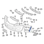 For Mazda CX-9 2010-2015 TE6951W80 Front Left Bumper Corner Cover. Fixed Price $47.90.