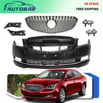 Front Bumper+upper Grill+support Not Fold For 2014 2015 2016 Buick Lacrosse Set. Fixed Price $376.00.