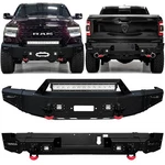 Vijay For Dodge Ram 1500&2019-2024 Rebels Front/rear Bumper W/d-rings. Fixed Price $449.98.