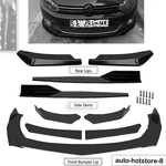 Glossy Black Front Bumper Lip Splitter Lower Spoiler Body Kit For Volkswagen. Fixed Price $159.99.