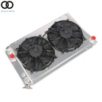 For 82-90 Corvette C4/S10 V8 3-ROW Aluminum Core Racing Radiator+pull Fan Shroud. Fixed Price $142.42.