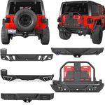 Fit 2018-2026 Jeep Wrangler Jl Rear Bumper Steel W/spare Tire Carrier &led Light. Fixed Price $259.37.
