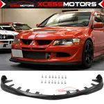 Fits 03-05 Mitsubishi Lancer Evolution 8 Do-luck Style Front Bumper Lip Pu. Fixed Price $126.99.