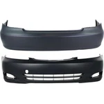 New Bumper Covers Fascias Set Of Front & Rear TO1000232, TO1100204 Pair. Fixed Price $170.30.