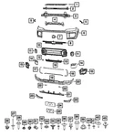 Genuine Mopar Bumper Cross-member 68402961AC. Fixed Price $128.63.