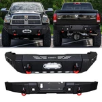 Vijay For 2010-2018 Dodge Ram 2500/3500 Front/rear Bumpers W/winch Plate& Lights. Fixed Price $689.99.