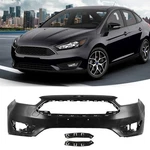Front Bumper Plastic 2015-2018 Ford Focus Black FO1000705. Fixed Price $69.99.