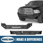 Hooke Road Steel Front + Rear Back Bumper W/ Led Light Fit 2013-2018 Ram 1500. Fixed Price $809.46.