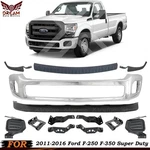 Front Bumper Chrome & Brackets Kit 2011-2016 Ford F-250 F-350 Super Duty. Fixed Price $719.00.