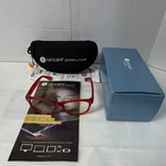 Reticare Blue Light Blocking Square Glasses RT0001 30 Red Clear Lens. Fixed Price $9.00.