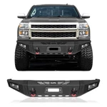 Vijay Fits 2014-2015 Chevrolet Silverado 1500 Steel Front Bumper With D-rings. Fixed Price $639.00.