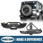 Hooke Road Front Rear Bumper W/ Led Lights For Jeep Wrangler Jk 2007-2018. Fixed Price $309.99.