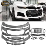 Fits 16-18 Chevy Camaro ZL1 Style Front Bumper Cover Conversion Pp W/ Lip Grill. Fixed Price $641.99.