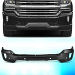 For 2016-2019 Silverado 1500 Matte Front Bumper Face Bar W/sensor+fog Light Hole. Fixed Price $158.99.