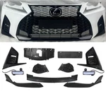 For 14-16 Lexus IS250 IS350 Conversion To 21+ F-sport Front Bumper Painted White. Fixed Price $968.88.