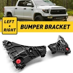 Pair Front Bumper Bracket Black For 2014-2021 Toyota Tundra 52116-0C110 H. Fixed Price $19.99.