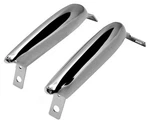 1967-68 Mustang Front Bumper Guards W/o Pad Holes Chrome New Dii. Fixed Price $54.89.