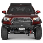 For 2016-2023 Toyota Tacoma Front Bumper W/skid Plate & Winch Spotlights. Fixed Price $559.36.