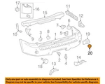 Toyota Oem 08-15 Land Cruiser-reverse Sensor Retainer 8934833060A0. Fixed Price $7.80.