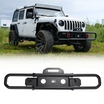 For 18-26 Jeep Wrangler Jlu Front Bumper Round Tube Design Extend Winch Plate. Fixed Price $149.99.