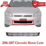 Bumper Grille For 2006-2007 Chevrolet Monte Carlo Front Black Plastic GM1036110. Fixed Price $113.99.