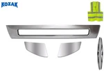 Central Bumper Chrome Strip&corners Trim Set Compatible With Volvo Vnl 2016-2017. Fixed Price $129.99.