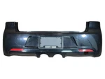 10-13 Vw Golf Rear Bumper Crash Bar Deep Black LC9X 5K6807421J *scratches. Fixed Price $400.00.