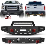 Aaiwa 2015 2016 2017 Ford F150 Steel Front Rear Bumper W/winch Plate&lights. Fixed Price $439.98.