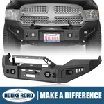 Hooke Road Front Bumper Steel W/winch Plate & Led Light Fit 2013-2018 Ram 1500. Fixed Price $399.11.