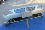 04-07 06 Bmw Series Front Bumper Assembly Grill Fog Light Sensors Silver Oem. Fixed Price $899.00.