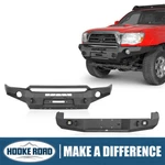 Hooke Road Front + Rear Bumper W/ Skid & Winch Plate For 2005-2011 Toyota Tacoma. Fixed Price $859.30.