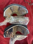 ++new++ Porsche 911 912 Front Bumper Pair W/ Rubber Pad Non-s Trim Guards. Fixed Price $290.00.