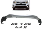 Fits 2016-2018 Toyota RAV4 Se Front Bumper Lower Valance Silver Molding Trim. Fixed Price $130.26.