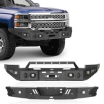 Front + Rear Bumpers W/led Lights For Chevrolet Silverado 1500 2014 2015. Fixed Price $849.08.