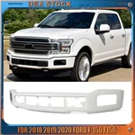 White Platinum Front Bumper Face Bar 2018-2020 Ford F-150 F150 King Ranch Xl. Fixed Price $365.99.