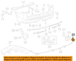 Toyota Oem 14-23 4RUNNER Bumper Components-reverse Sensor Retainer 8934864030B1. Fixed Price $14.20.