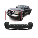 Bumper Cover For 2005-2007 Dodge Dakota W Molding/fog Light Hole Front Primed. Fixed Price $122.93.