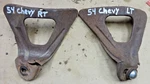 1954 Chevy Front Bumper Side Brackets Original Gm Pair Fender. Fixed Price $150.00.