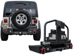 Black Steel Rear Bumper W/tire Carrier&led Lights For 1997-2006 Jeep Wrangler Tj. Fixed Price $529.99.