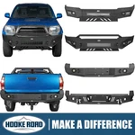 Hooke Road Front Rear Bumper For 2005-2011 Toyota Tacoma W/skid Plate & Lights. Fixed Price $299.41.
