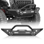 Front Bumper For Jeep Wrangler Jk Jl Gladiator Jt 07-26 W/winch Plate & Lights. Fixed Price $139.20.