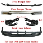 Bumper + Upper Filler Valance Brackets For 1998-2000 Nissan Frontier. Fixed Price $506.97.