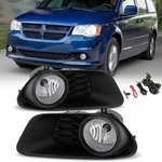 For 11-19 Dodge Grand Caravan Fog Lights Front Bumper Driving Lamps Wiring Kit. Fixed Price $44.99.