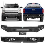 Steel Front + Rear Bumper Reinforcement W/ Light Fit 07-13 Chevy Silverado 1500. Fixed Price $939.32.