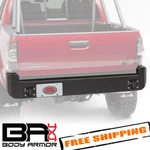 Body Armor Powder Coat Carbon Steel Rear Bumper For 2005-2015 Toyota Tacoma. Fixed Price $788.00.